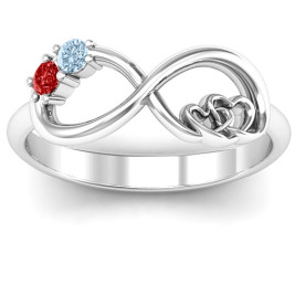 Double the Love Infinity Ring