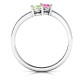 Elegant Accent Two Stone Ring