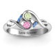 Element of Infinity Two Stone Ring