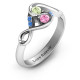 Element of Infinity Two Stone Ring