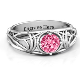 Enchanting Tangle of Love Ring