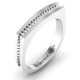 Fissure Beaded Groove Women's Ring