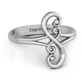 Flourish Infinity Ring