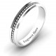 Forge Beaded Groove Bevelled Women's Ring