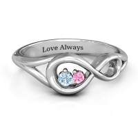 Infinity Love Nest Ring