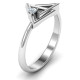 Interlocked Triangle Geometric Ring