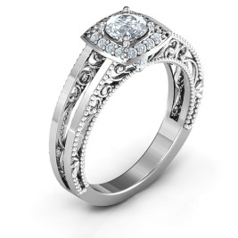 Intricate Love Ring