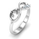 Joy Infinity Ring with 3 Stones