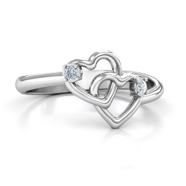 Linked in Love Ring