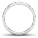 Lysander Beaded Curved Groove Women's Ring