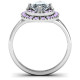 Margaret Double Halo Ring