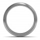 Men's Beveled Edge Brushed Centre Tungsten Ring
