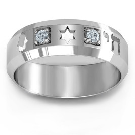 Men's Judaica Ring