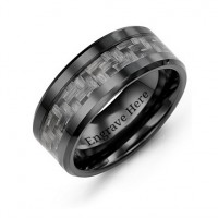 Men's Nightfall Ceramic Ring