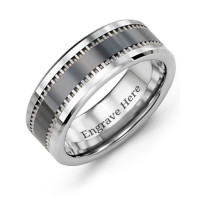 Men's Trail Tungsten Ring