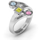 Modern Birthstone Ring