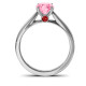 Royal Tulip Ring with Bezel Collar Stone