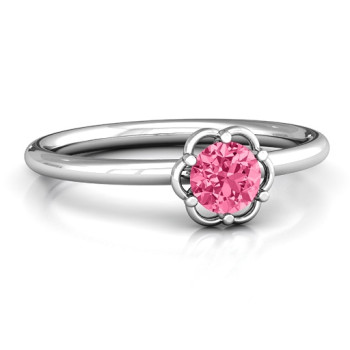 Scarlet Flower Ring