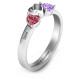 Sparkling Sweethearts Two-Stone Ring