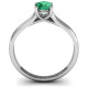 Split Shank Solitaire Ring