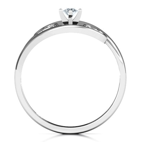 Split Shank Swirl Ring