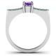 Square Shoulder Ring