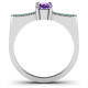 Square Shoulder Ring