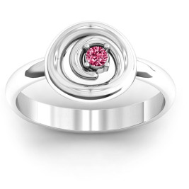 Sterling Silver  Swirling Desire  Ring