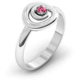 Sterling Silver  Swirling Desire  Ring