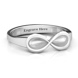 Sterling Silver  Vogue  Infinity Ring