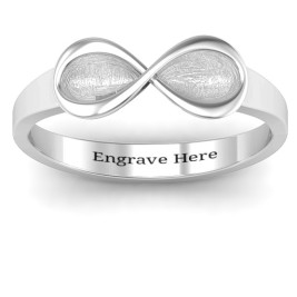 Sterling Silver  Vogue  Infinity Ring