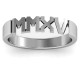 Sterling Silver 2015 Roman Numeral Graduation Ring