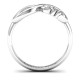 Sterling Silver BFF Friendship Infinity Ring