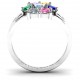 Sterling Silver Charlotte Centre Marquise and Princess Ring