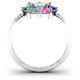 Sterling Silver Charlotte Centre Marquise and Princess Ring