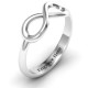 Sterling Silver Classic Infinity Ring