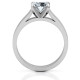 Sterling Silver Classic Solitaire Ring