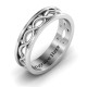 Sterling Silver Diadem Infinity Women's Ring