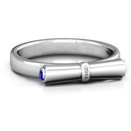 Sterling Silver Diploma Scroll Graduation Ring