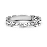 Sterling Silver Filigree Band Ring