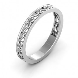 Sterling Silver Filigree Band Ring