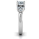 Sterling Silver Flourish Engagement Ring