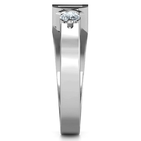 Dad birthstone deals ring