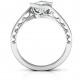Sterling Silver Krista Princess Cut Ring