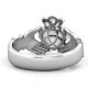 Sterling Silver Men's Classic Celtic Claddagh Ring