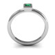 Sterling Silver Ovation Classic Princess Setting Ring