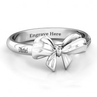 Sterling Silver Papillon Bow Ring