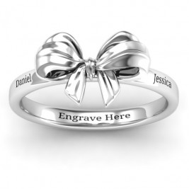 Sterling Silver Papillon Bow Ring