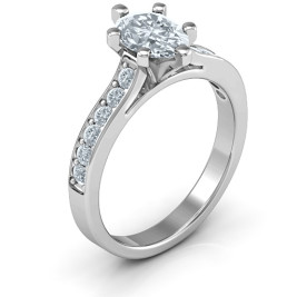 Sterling Silver Shining in Love Ring