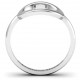 Sterling Silver Simple Circle Karma Ring
